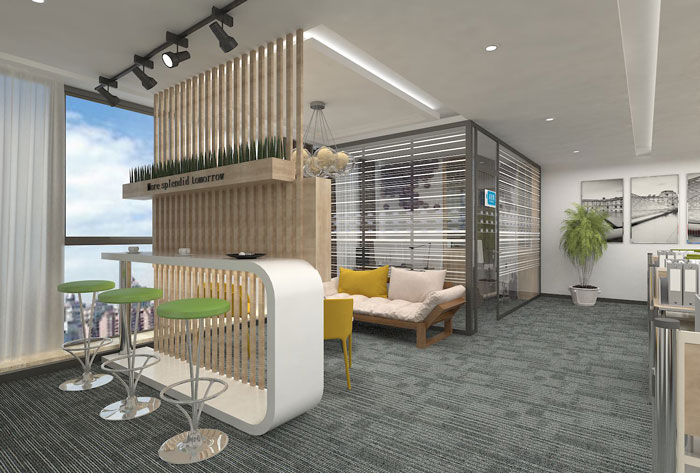 上海松江漕河涇300平方辦公室裝修設(shè)計(jì)