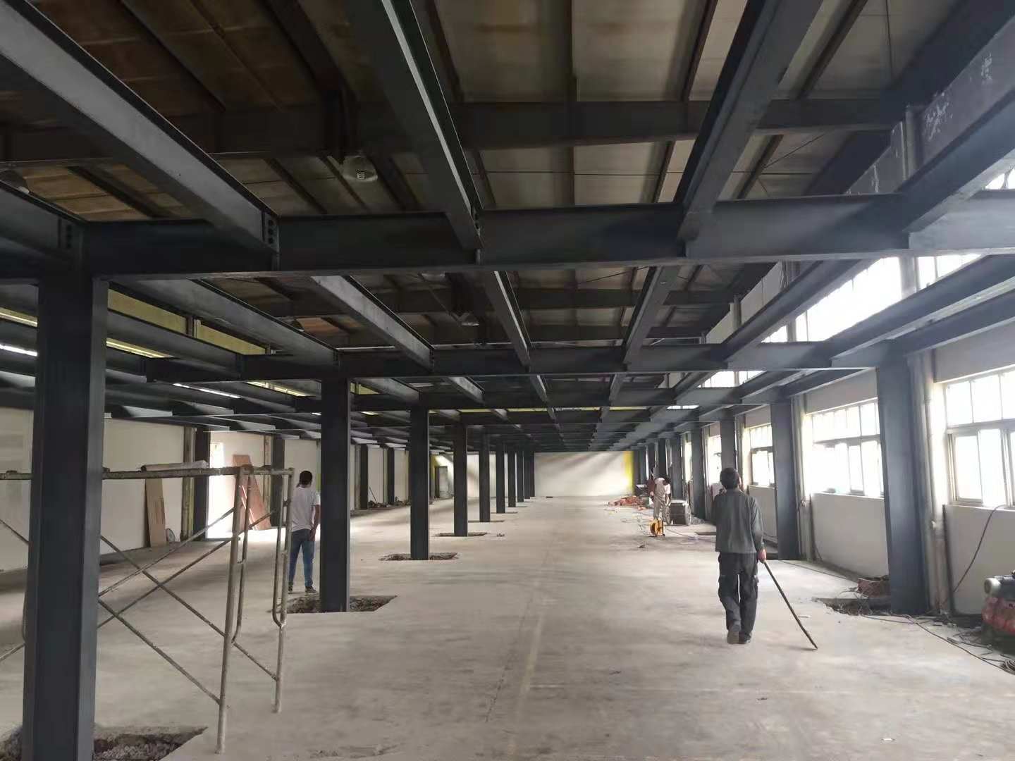 廠房鋼結(jié)構(gòu)夾層搭建施工圖片