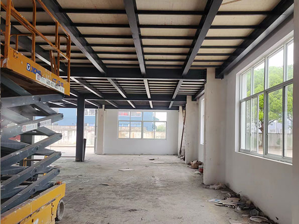 鋼結構夾層嘉定施工圖片