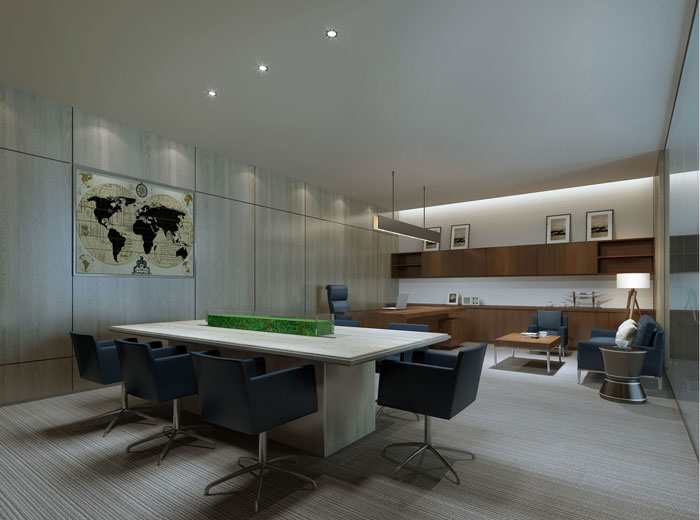 總經(jīng)理辦公室裝修設(shè)計(jì)效果圖